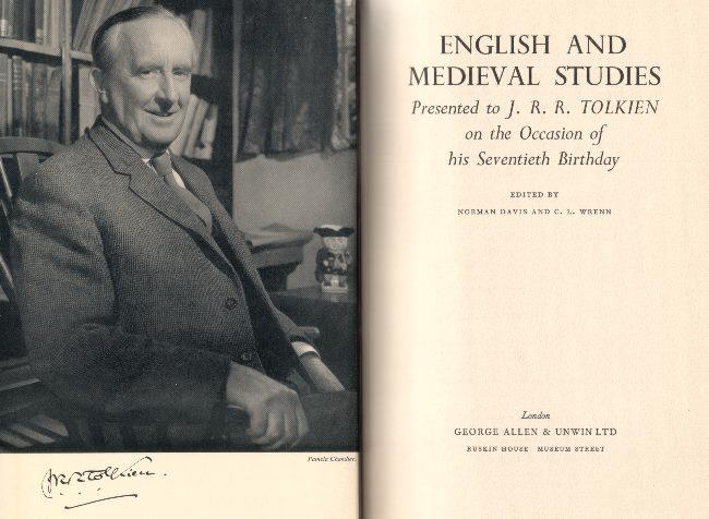 English and Medieval Studies. 1962