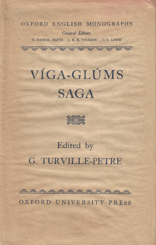 Víga-Glúms Saga. 1940