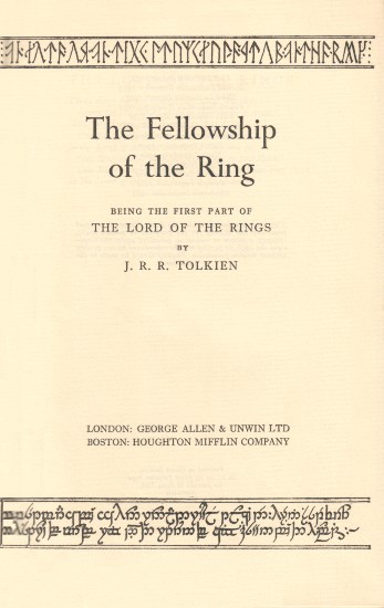 Vol. 1 - Title Page