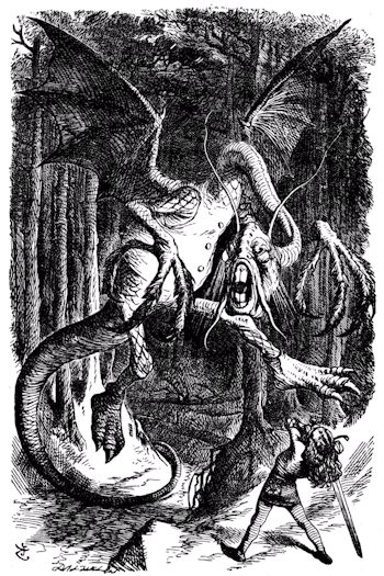 The Jabberwock by John Tenniel